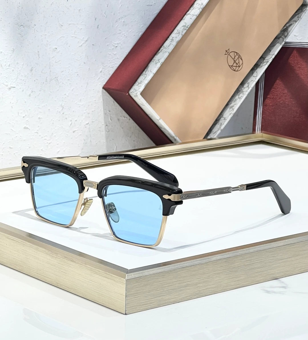 JMM ALIN sunglasses Black x Blue x Gold