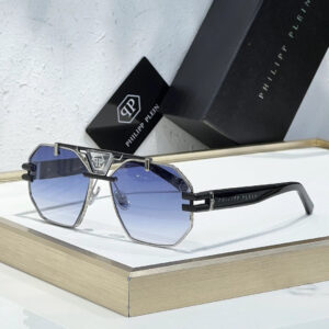 Plein Hera SPP077V sunglasses Black x Blue Lens