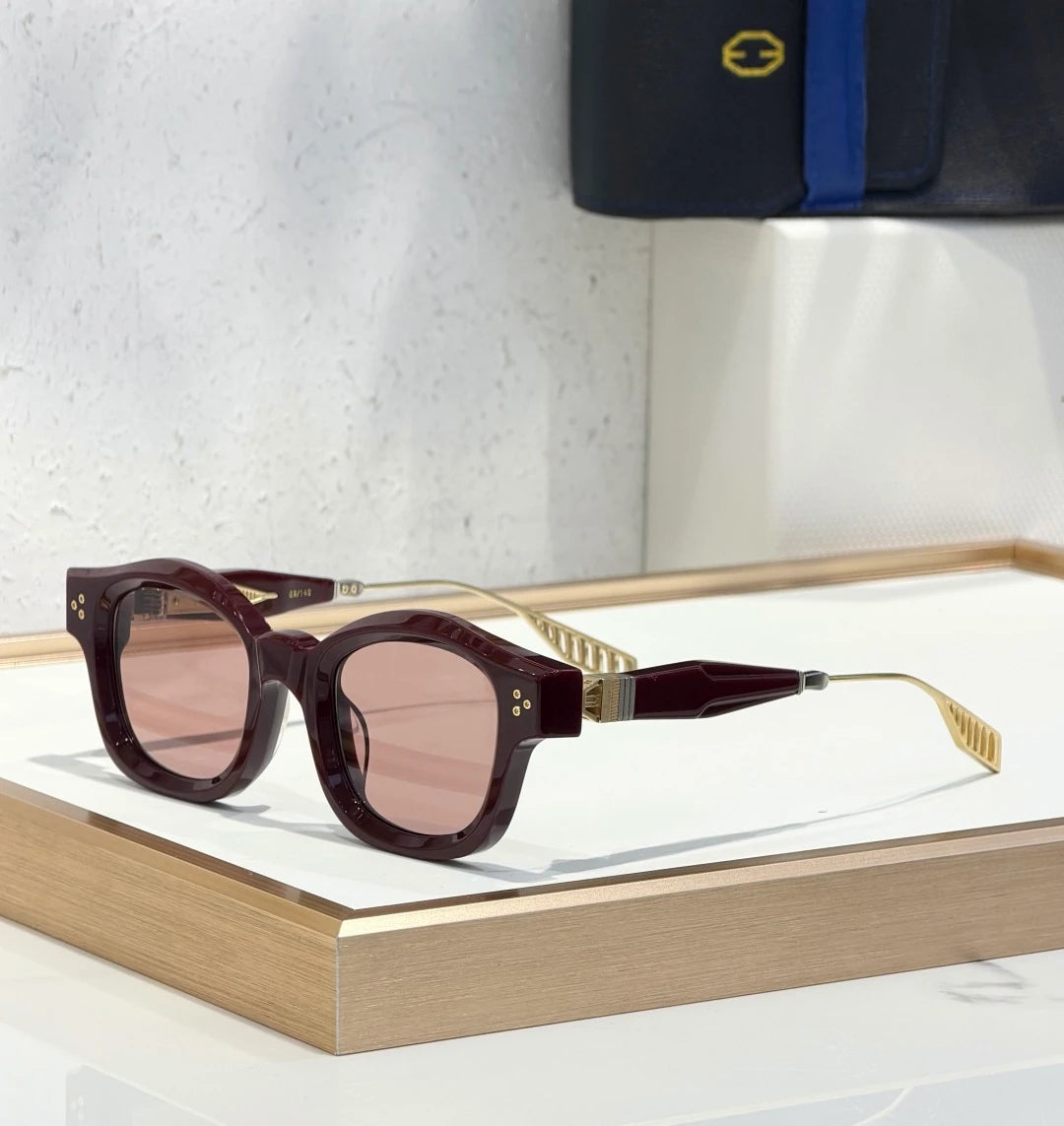 Henri V2 sunglasses Wine Red