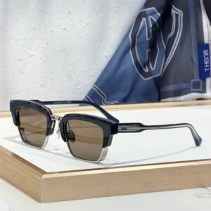 Henri Speedtail sunglasses Navy Blue x Brown Lens