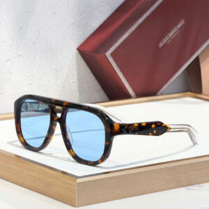 JMM Jasper sunglasses Havana x Blue Lens