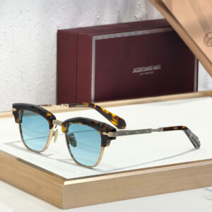 JMM Sartre sunglasses Havana x Blue Lens