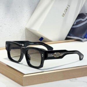 Henri Dusenberg sunglasses Black x Gold x Brown Lens
