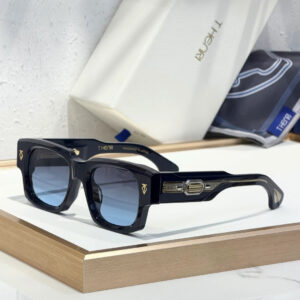 Henri Dusenberg sunglasses Blue x Gold x Blue Lens