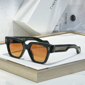 Henri UTOPIA sunglasses Green x Orange Lens