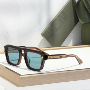Perseus AKS-531 sunglasses Brown x Green Lens - Luxury sunglasses - SezLuxe Egypt
