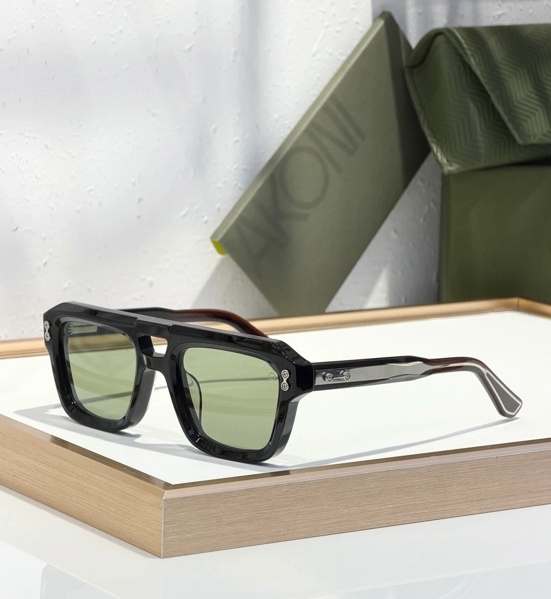 Perseus AKS-531 sunglasses Black x Green Lens - SezLuxe Egypt
