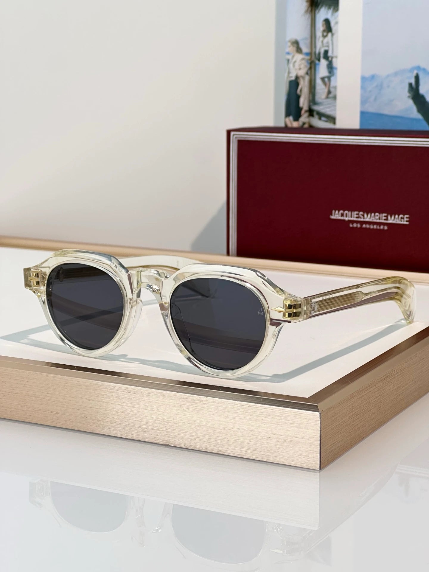 JMM Kellerman sunglasses Transparent x Black Lens