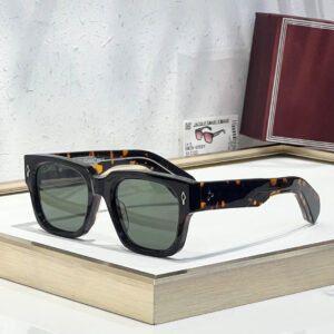 JMM Enzo Epoxy sunglasses Havana x Green Lens