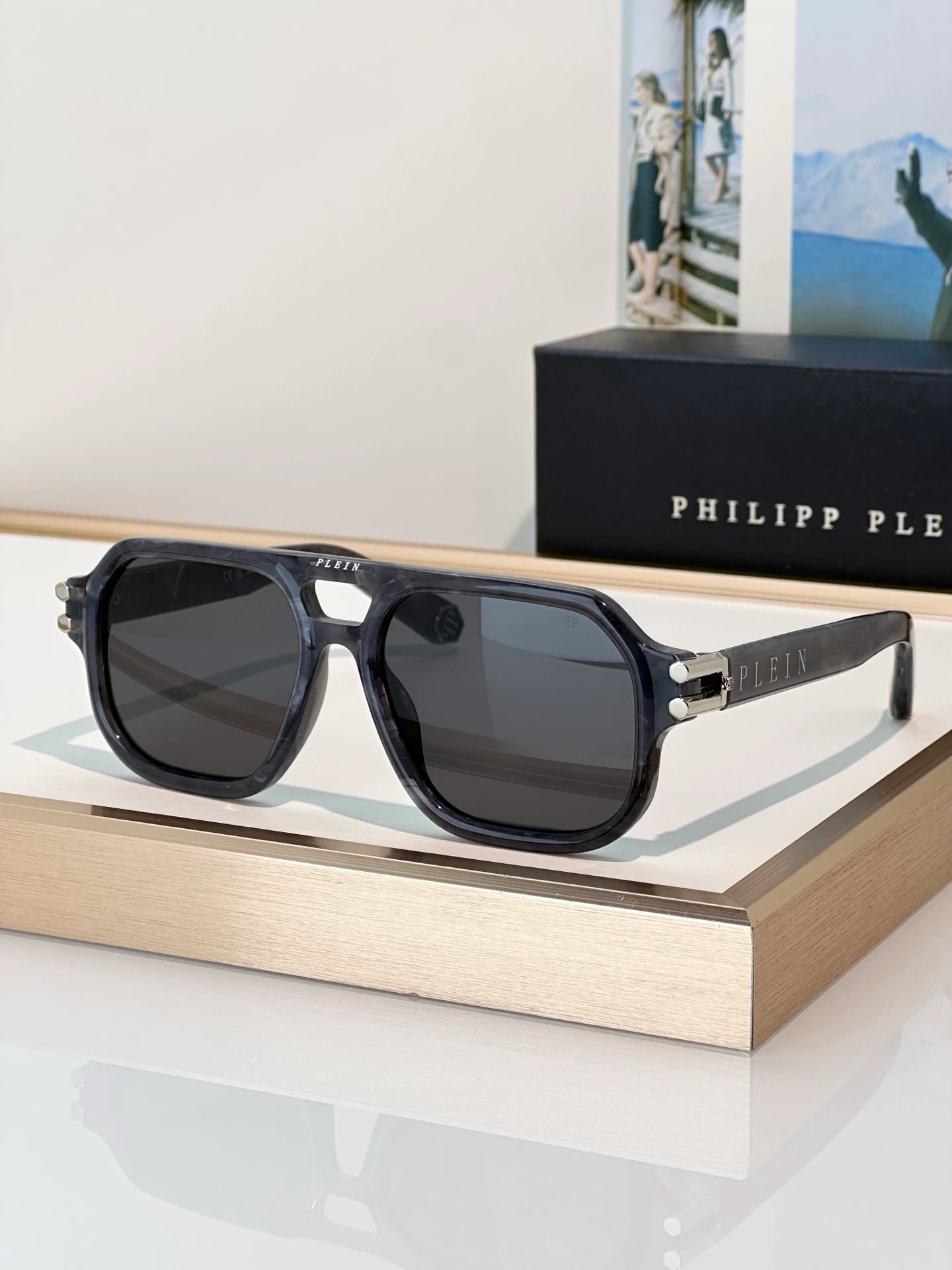 Plein ICON SPP148 sunglasses Marble
