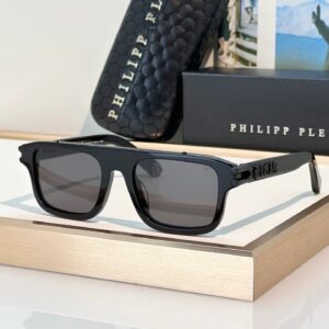 Plein LightFighter VPP021 sunglasses Black x Thug Font