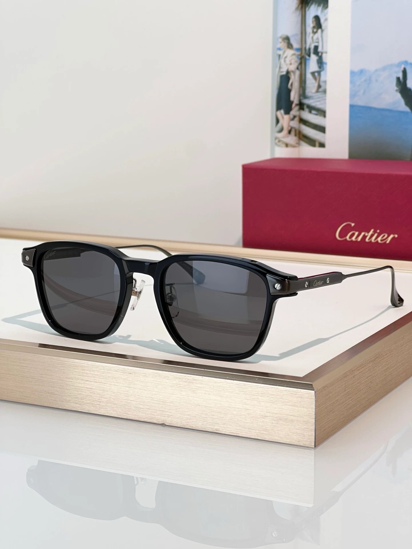 Exception CT0612OA sunglasses Black x Gun Metal x Black Lens
