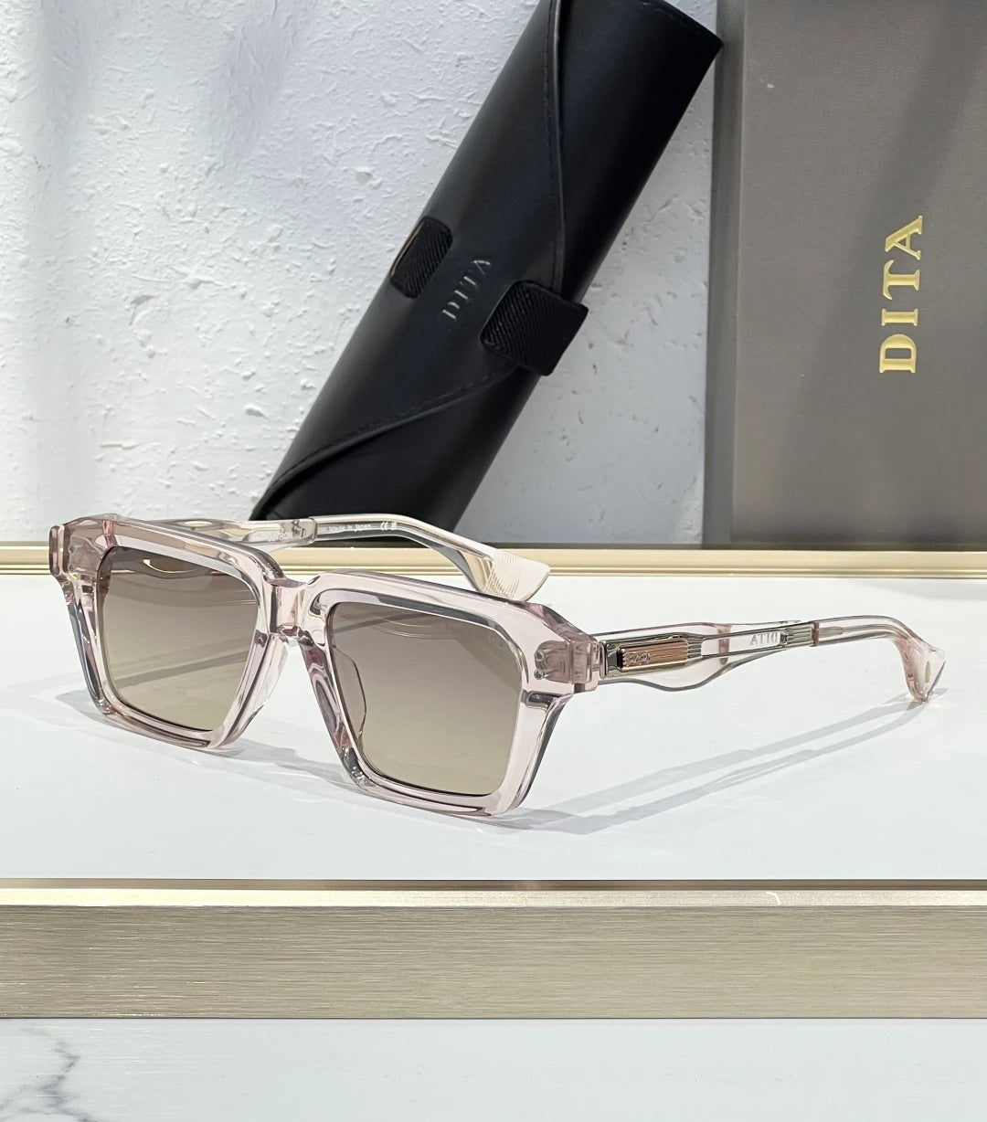 Detron DTX459 sunglasses Transparent Crystal Pink