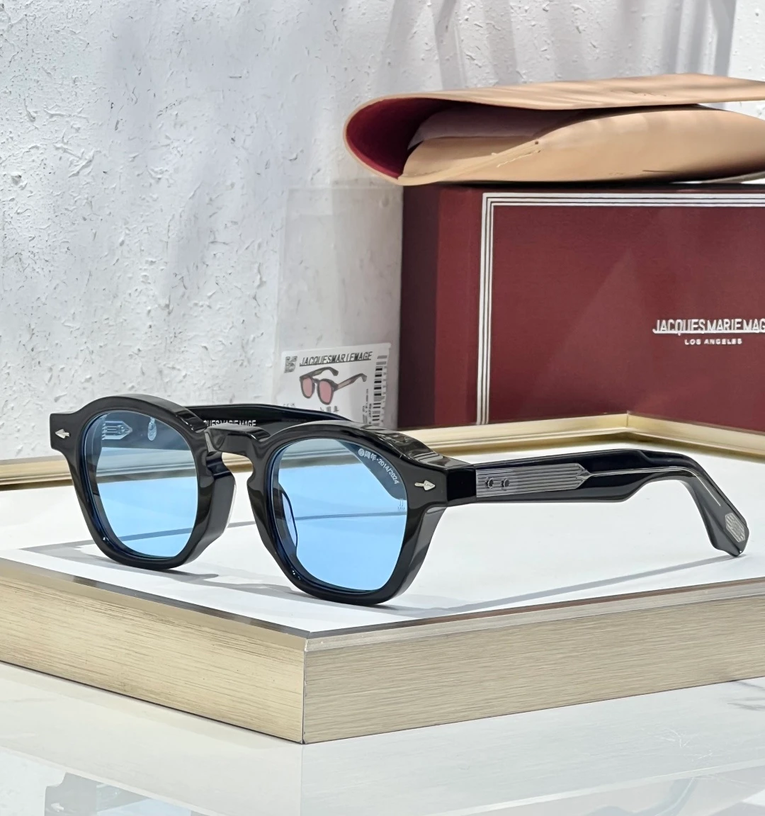 JMM Zephirin 10th anniversary sunglasses Black with Blue lens - SezLuxe Egypt