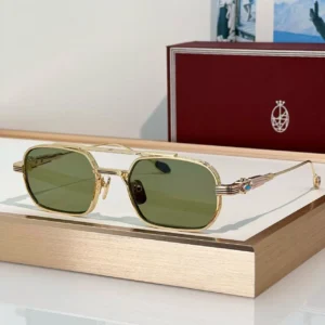 JMM Deaver sunglasses Gold frame with Green lens - Sezluxe Egypt