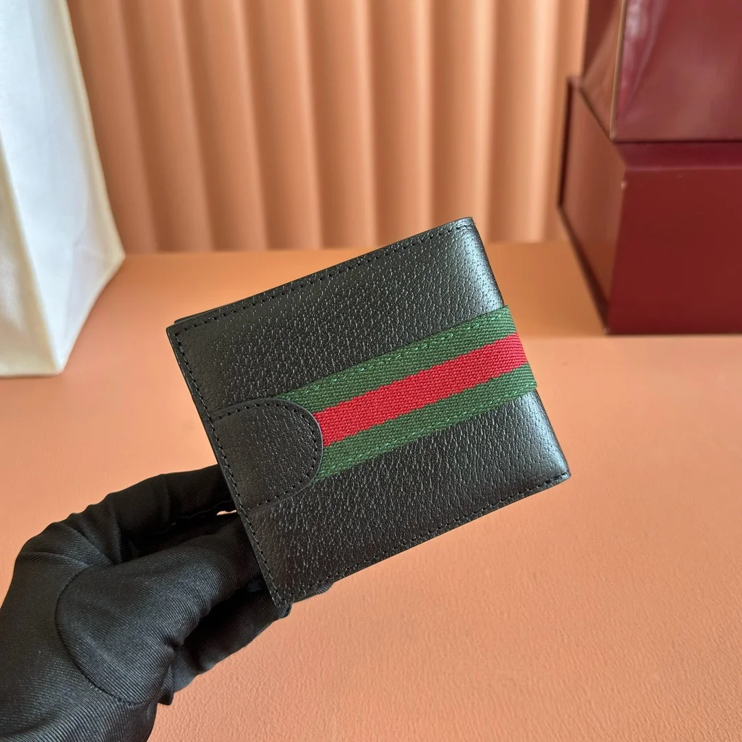 Gucci 834271 Ophidia Black Leather Bi-Fold Wallet - SezLuxe Egypt
