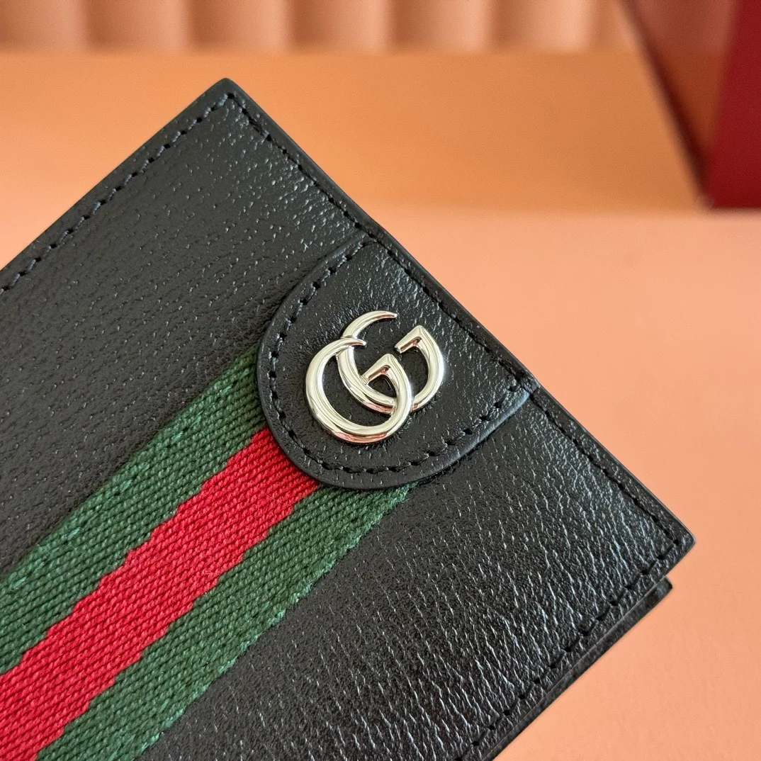 Gucci 834271 Ophidia Black Leather Bi-Fold Wallet - SezLuxe Egypt