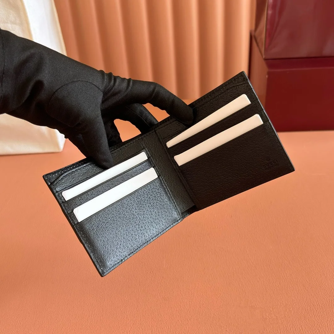 Gucci 834271 Ophidia Black Leather Bi-Fold Wallet - SezLuxe Egypt