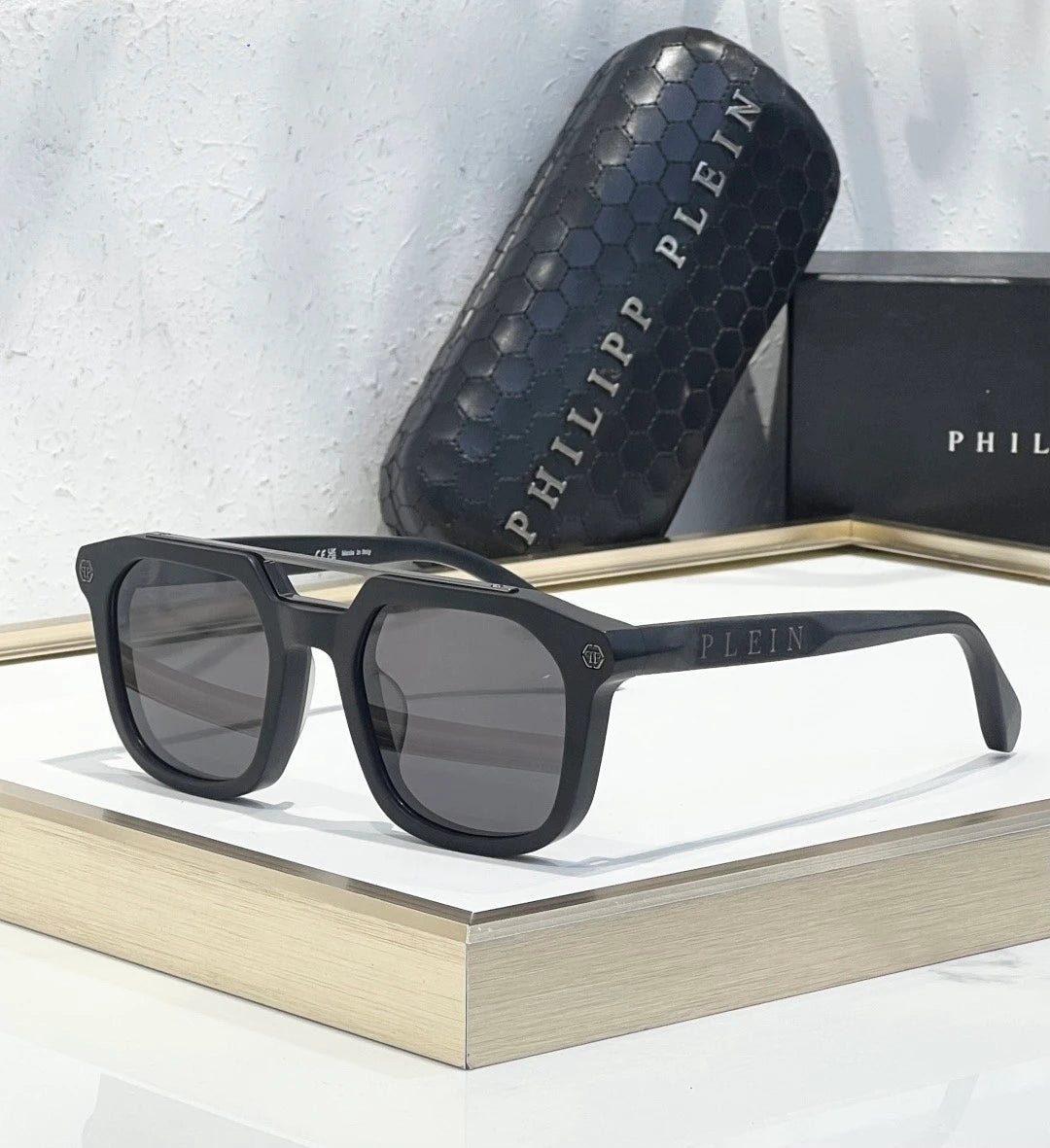 Plein Traveller SPP001M sunglasses Black Matt