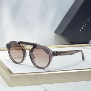 Plein SPP045 sunglasses Pinkish Grey x Honey Lens