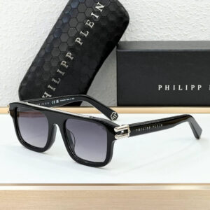 Plein LightFighter VPP021 sunglasses Black x Silver