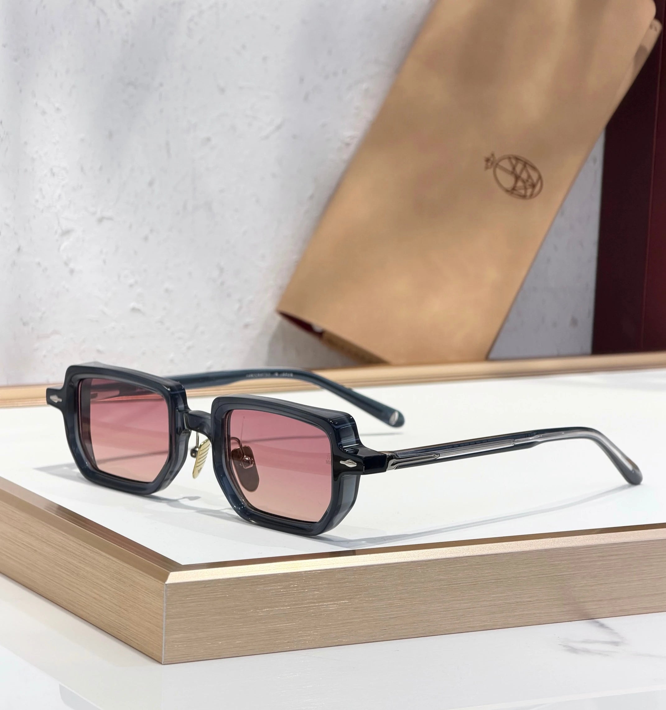 JMM ASTAIRE sunglasses Blue x Wine Red Lens