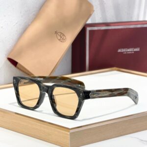 JMM STERETT sunglasses Smoke Marble x Beige Tortoise x Amber Lens