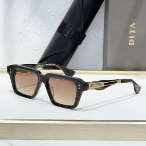 Detron DTX459 sunglasses Black x Brown Lens x Olive Green Frame