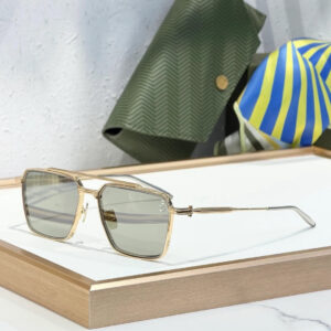 Telesto AKS523 sunglasses Gold x Green Lens