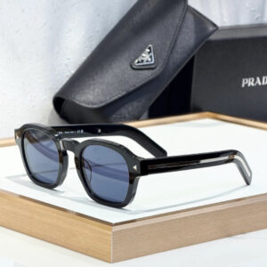 SPR A16 sunglasses Black x Silver x Blue Lens