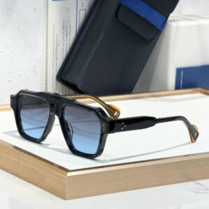 Henri Skyline sunglasses Black x Blue Lens