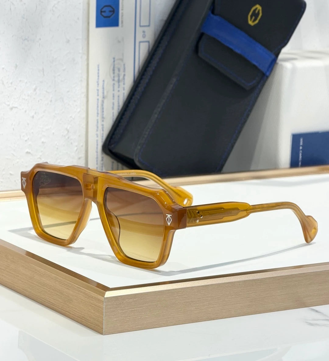Henri Skyline sunglasses Crystal Orange