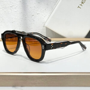 Henri DINO sunglasses Havana x Orange Lens