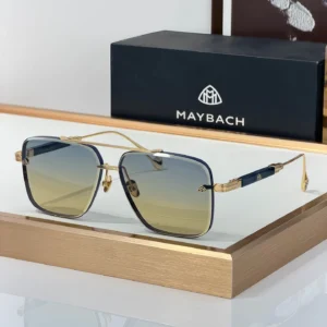 Maybach THE GEN I Blue Gold Sunglasses with Gradient lens - SezLuxe Egypt