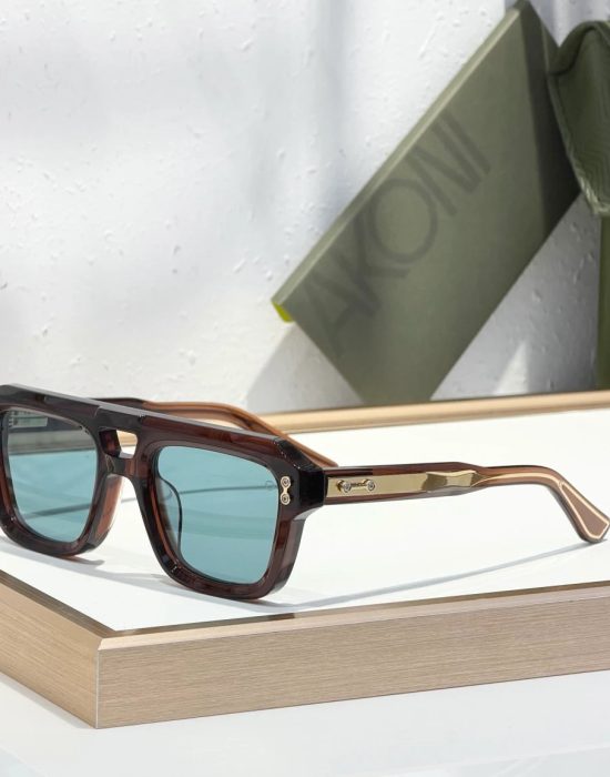 Perseus AKS-531 sunglasses Brown x Green Lens - Luxury sunglasses - SezLuxe Egypt